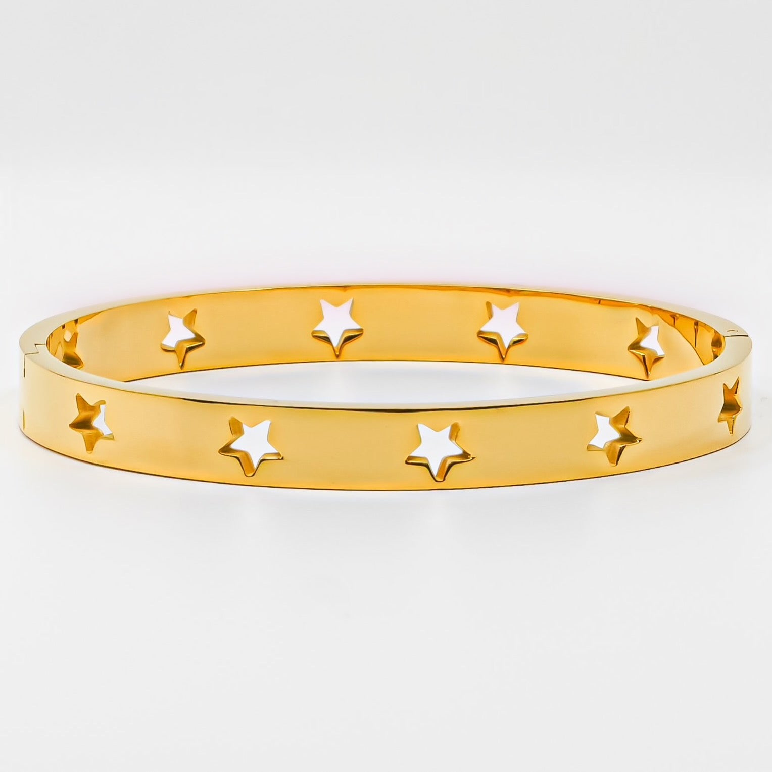 Star Cutout Cuff gold