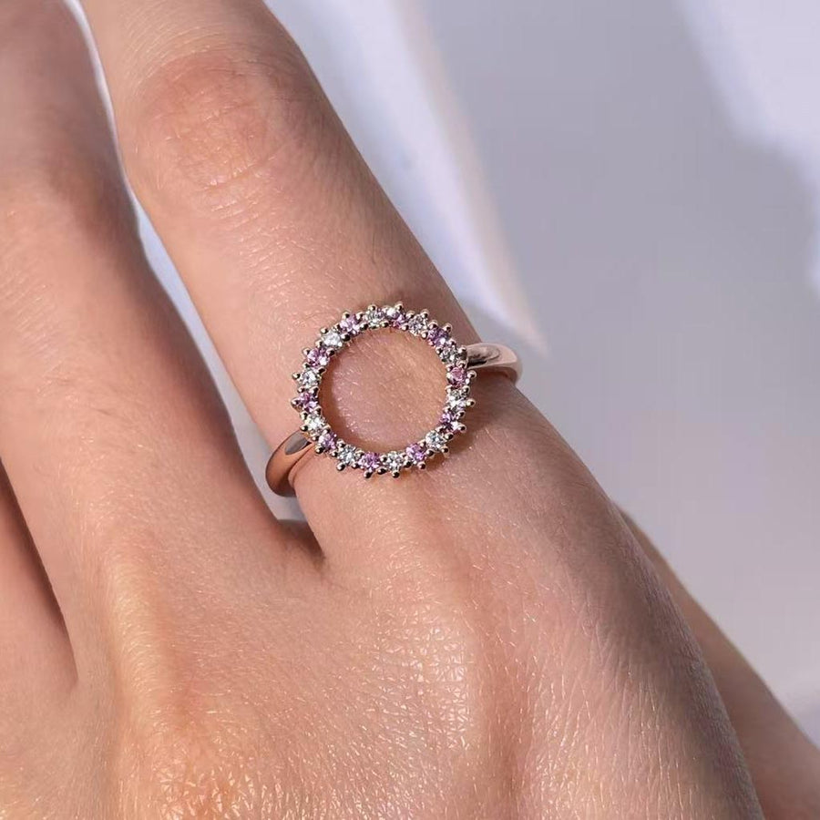 Solara Sapphire & Diamond Ring