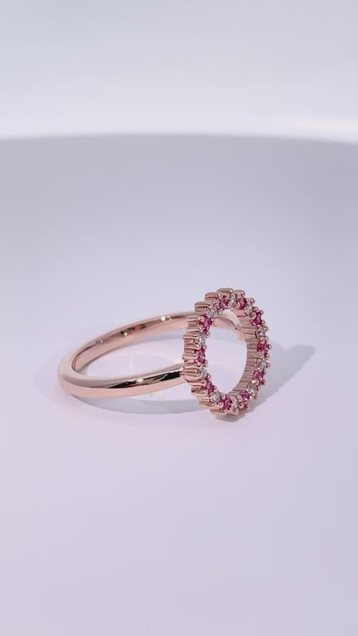 Solara Sapphire & Diamond Ring