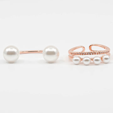 Pearls of Wisdom Ring Set