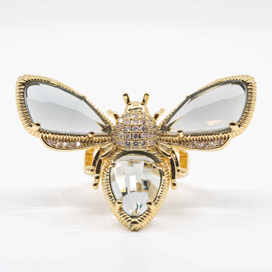 Queen Bee Crystal Ring