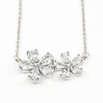 Ice Petals Crystal Necklace