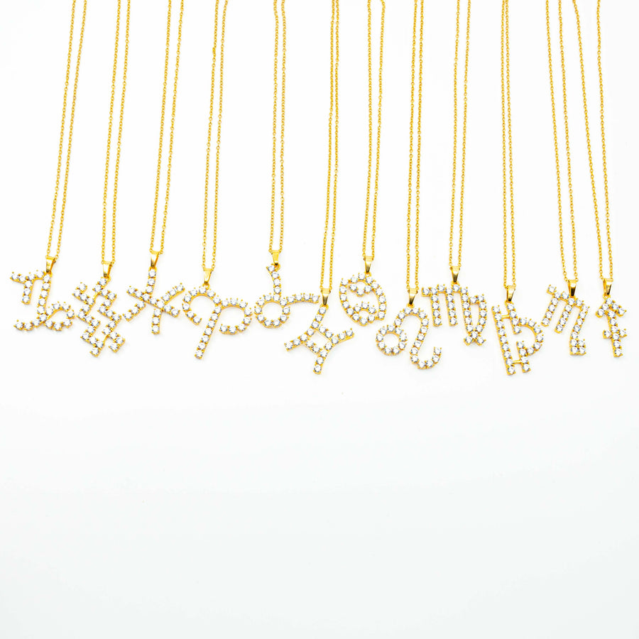 Written in the Stars Zodiac Crystal Necklace