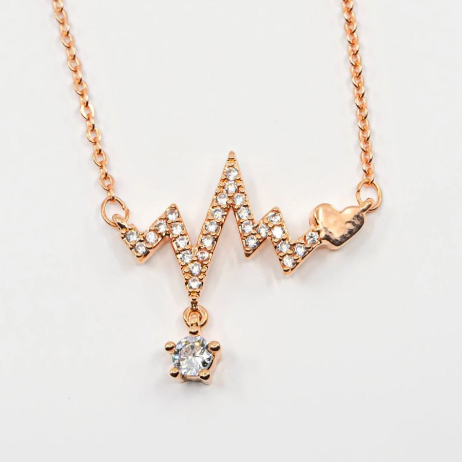 Heartbeat Crystal Necklace