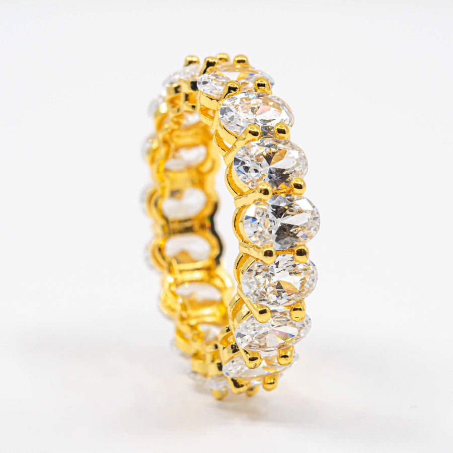 Monarch Crystal Eternity Band