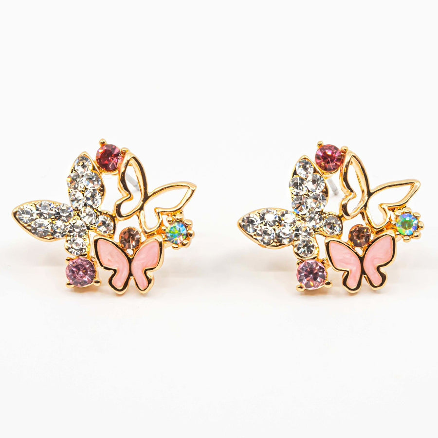 Arlene Butterfly Crystal Earrings