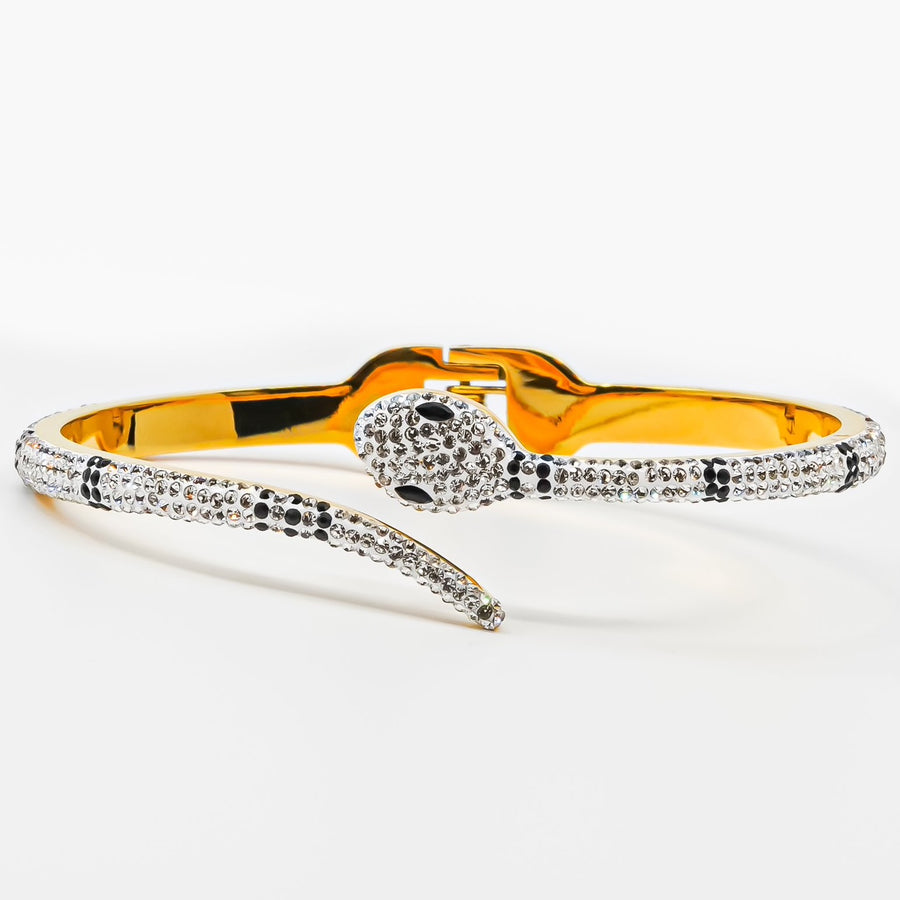 Serpent Crystal Bangle