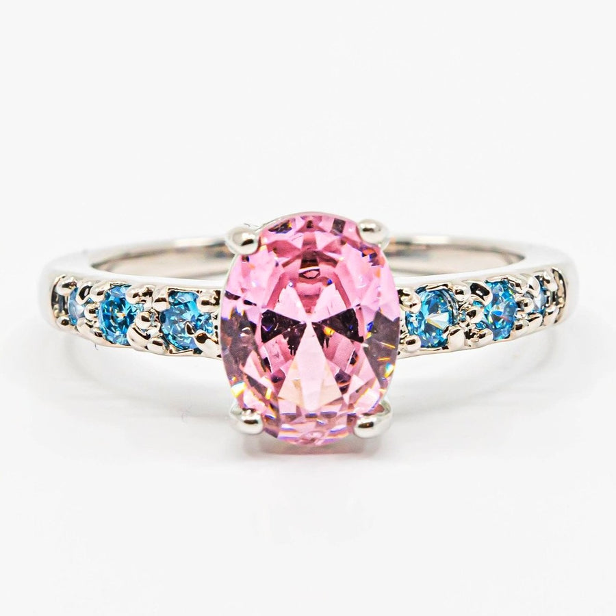 Cotton Candy Crystal Ring