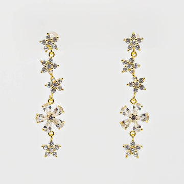 Wild Flower Crystal Earrings