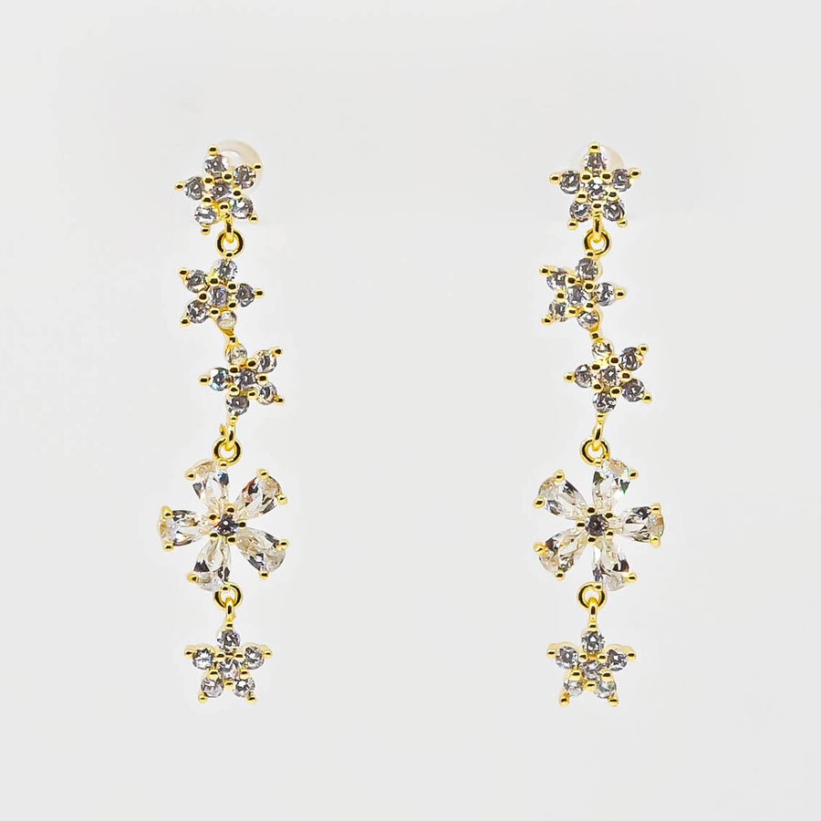 Wild Flower Crystal Earrings