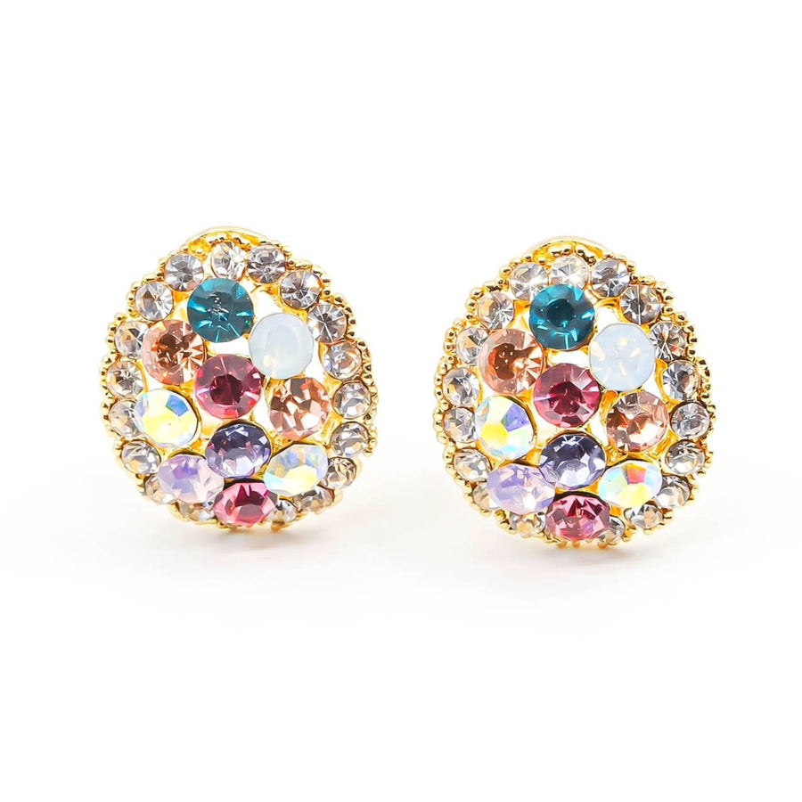 Mecca Multicolor Crystal Earrings