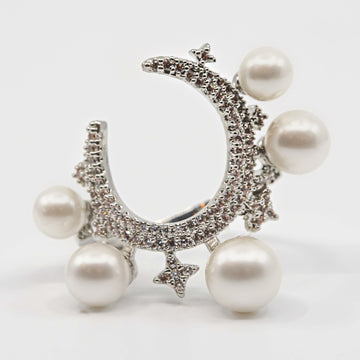 Moon Child Pearl Ring