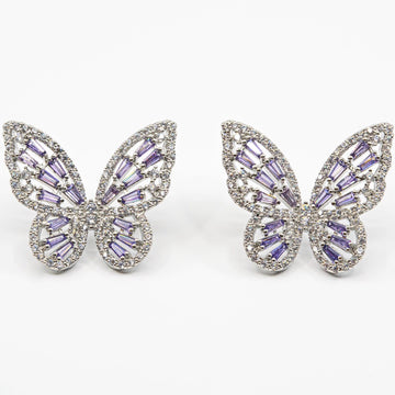 Social Butterfly Crystal Earrings