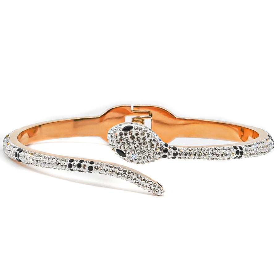 Serpent Crystal Bangle