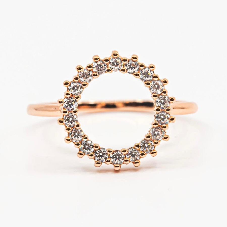 Sunburst Crystal Ring