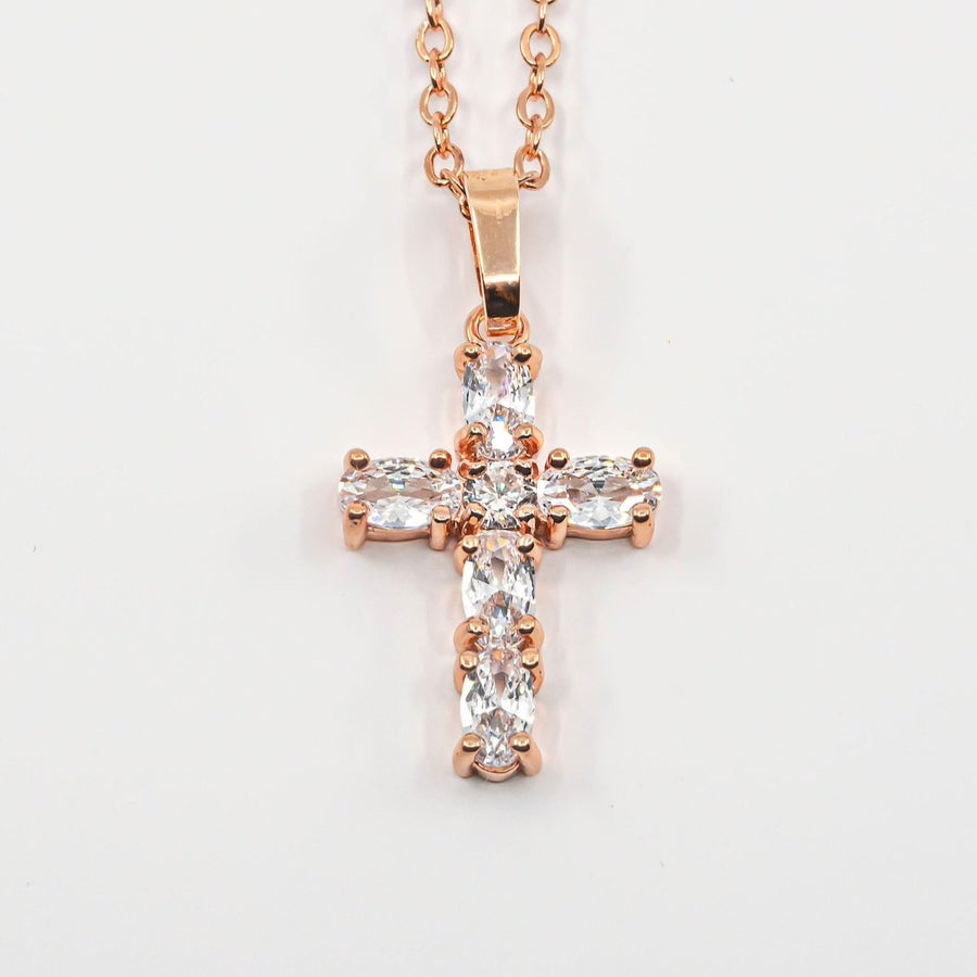 Hope Crystal Cross Necklace