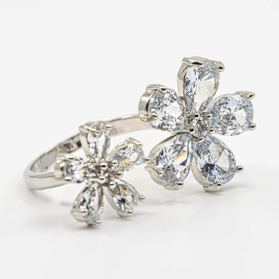 Ice Petals Crystal Ring