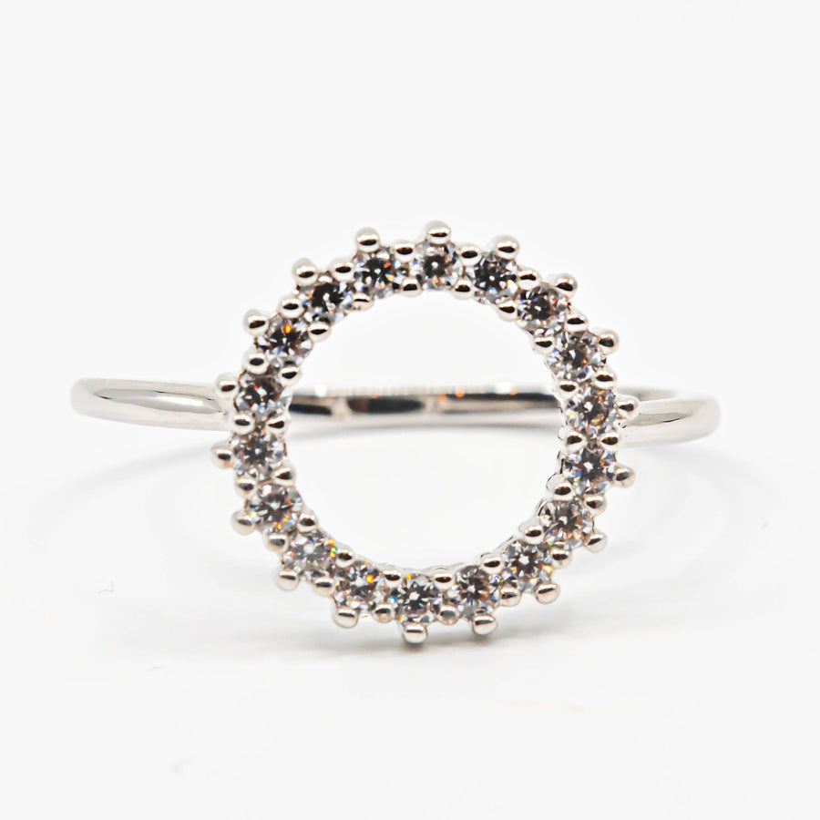 Sunburst Crystal Ring