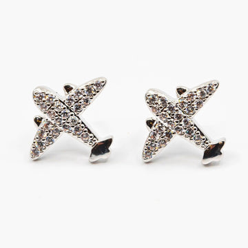 Private Jet Crystal Earrings