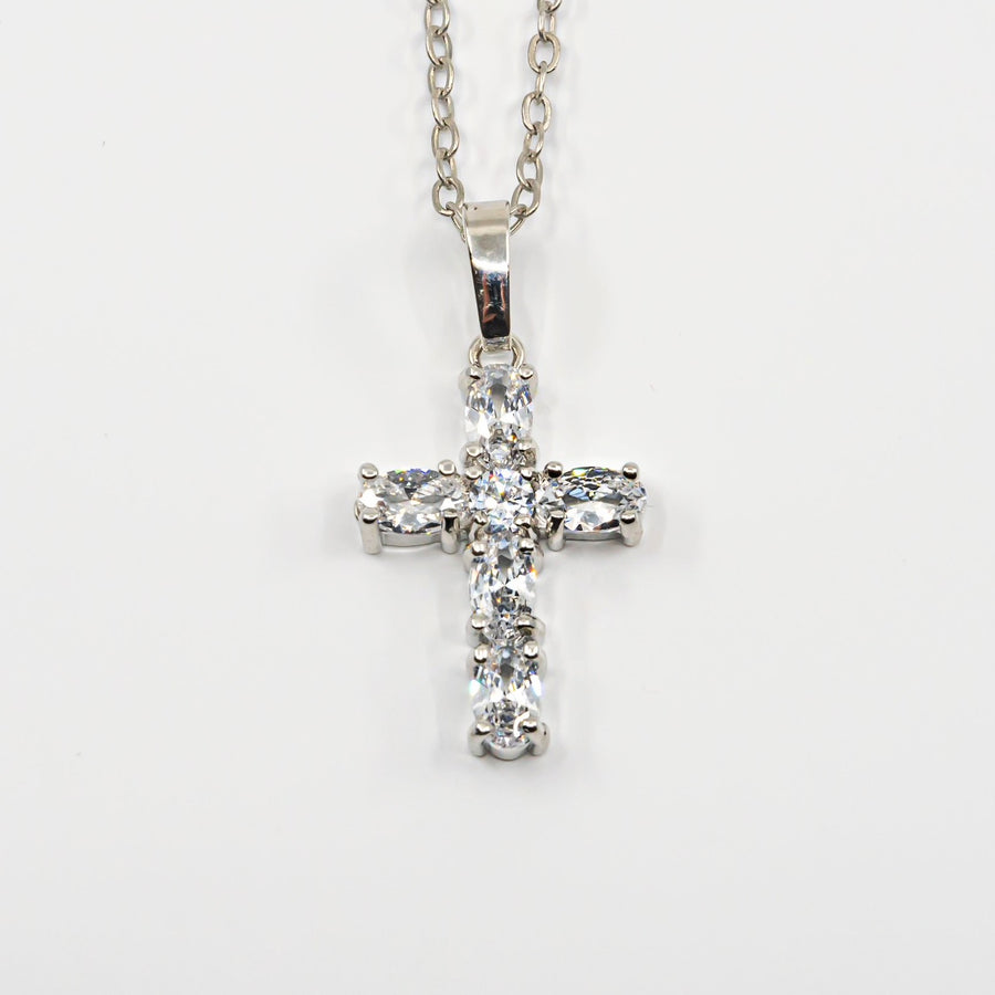 Hope Crystal Cross Necklace