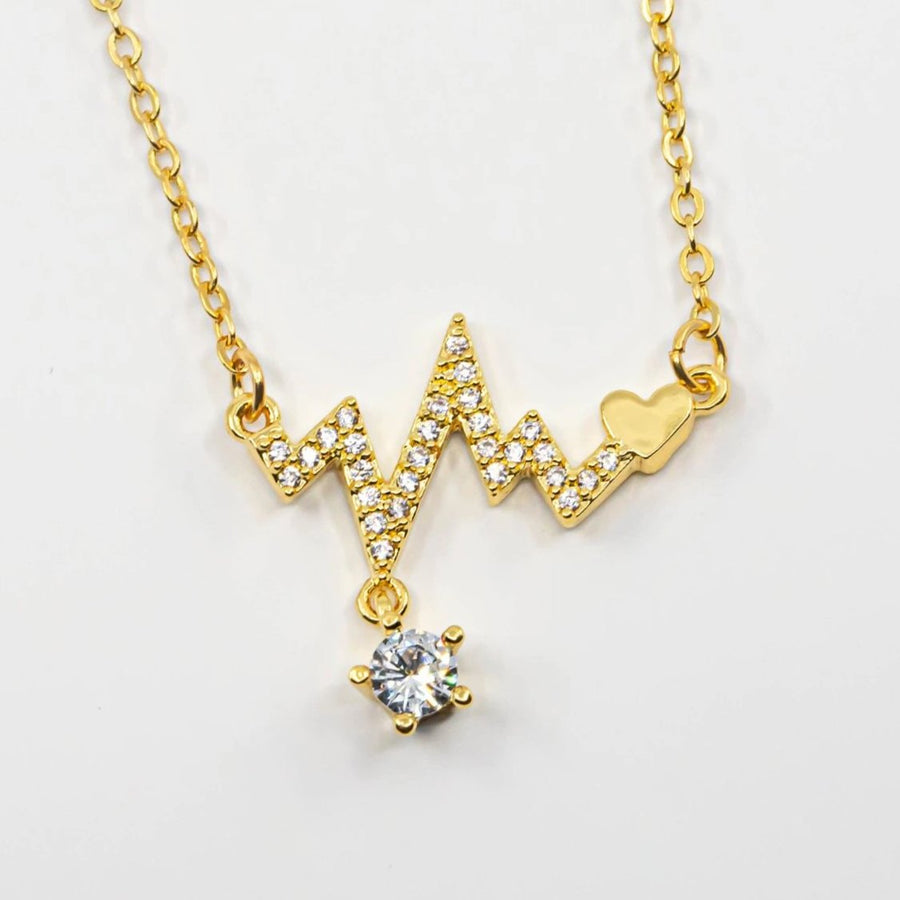 Heartbeat Crystal Necklace