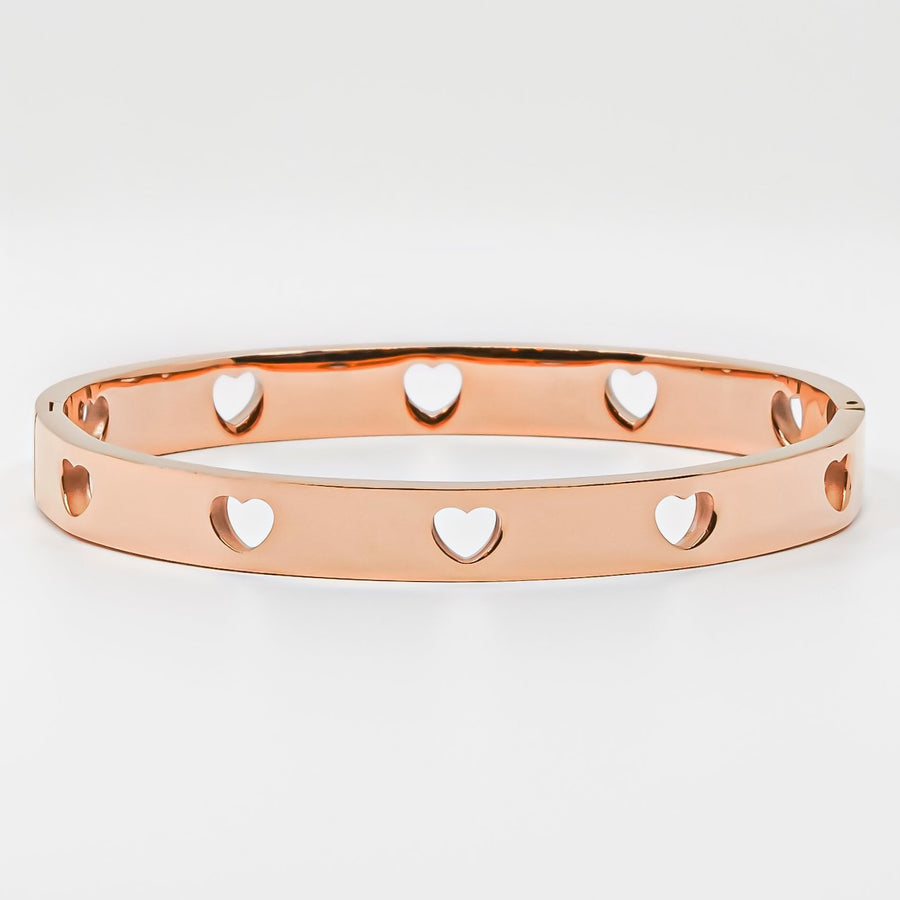 Heart Cutout Bangle