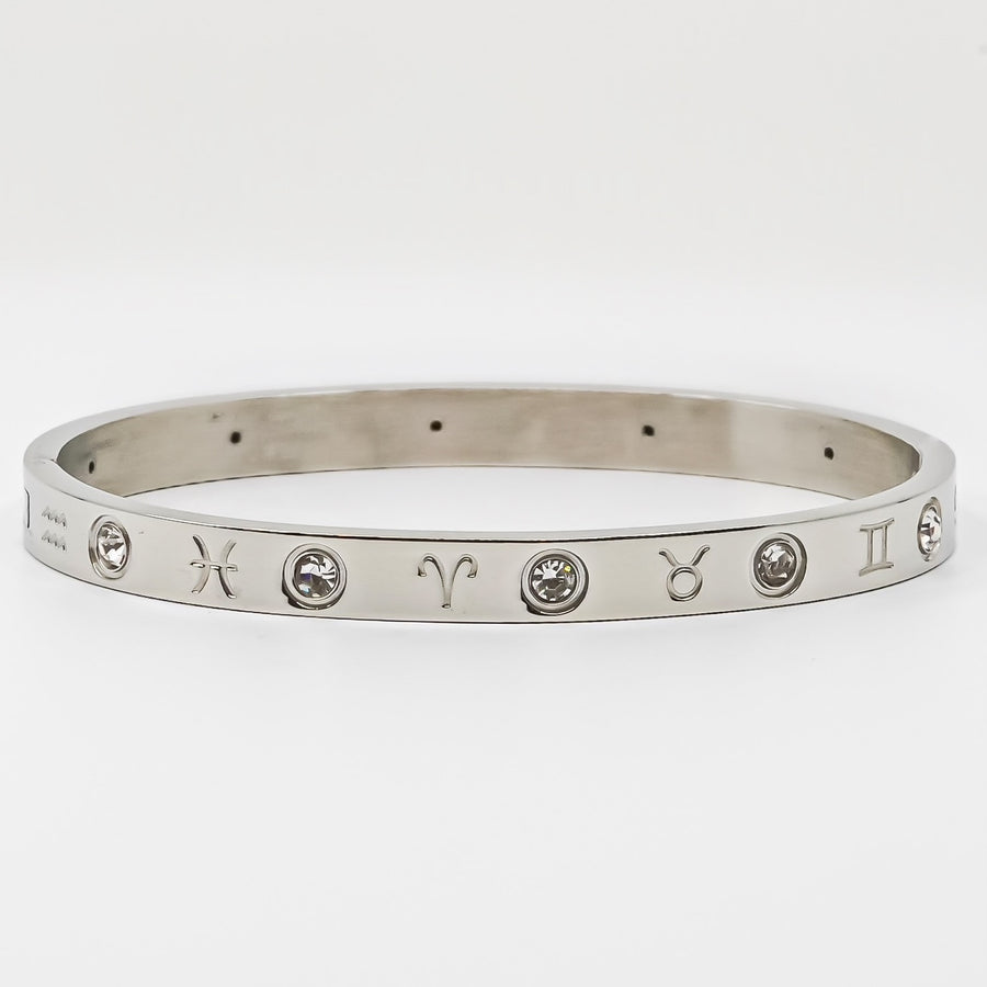 Zodiac Crystal Bangle