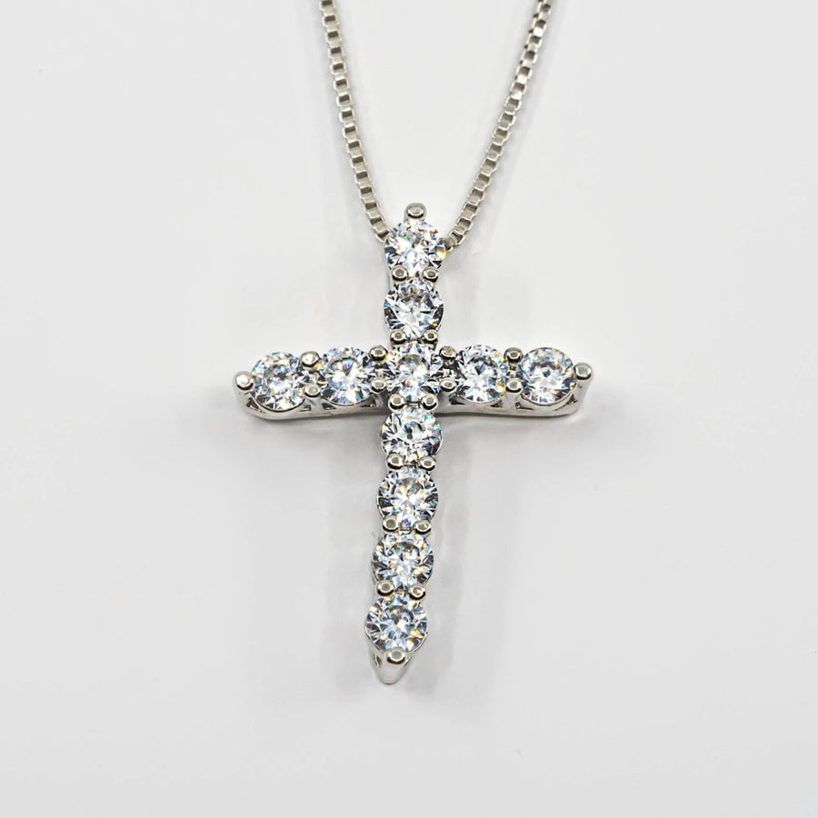 Faith Crystal Cross Necklace