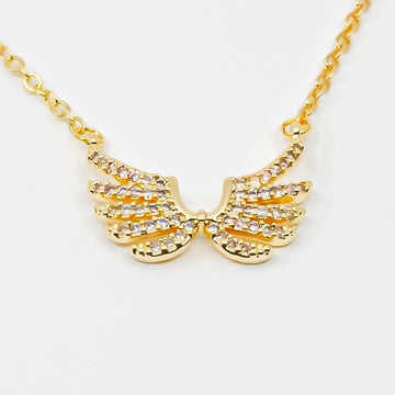 Guardian Angel Crystal Necklace