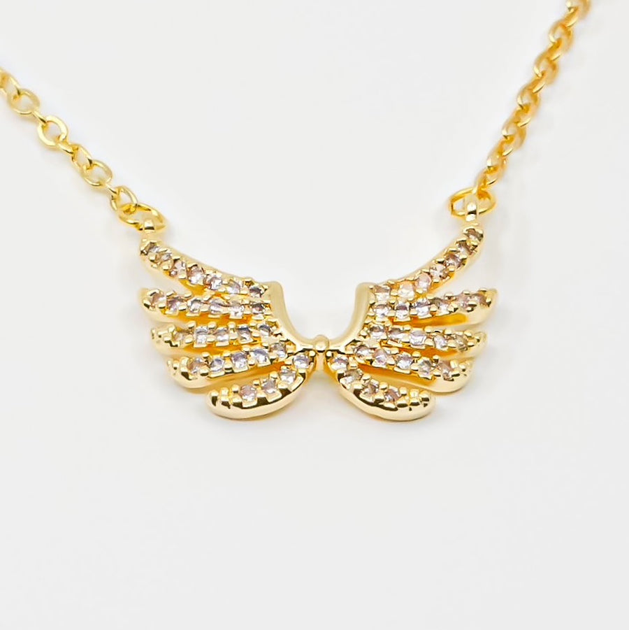 Guardian Angel Crystal Necklace